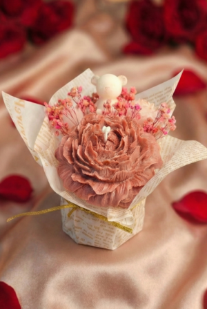 Ayıcıklı Şakayık Mum