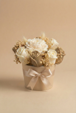 Gold & White Elegance