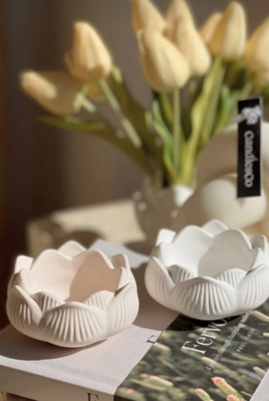 lotus mumluk silikon kalıp