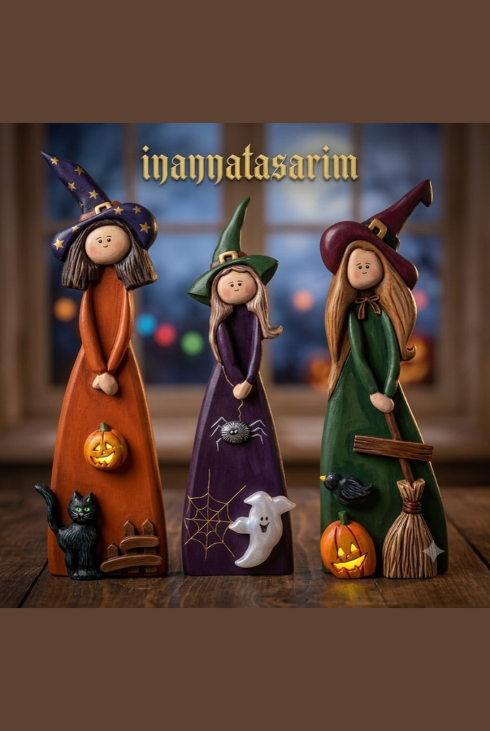 Halloween Cadı 3'lü Silikon Kalıp